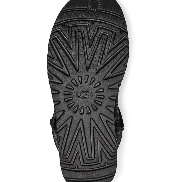 UGG Classic Zodiac Winter Boot Black Women 8 - Picture 7 of 10